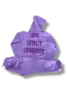 Not Perfect Love Loyalty Longevity Jogging Suit