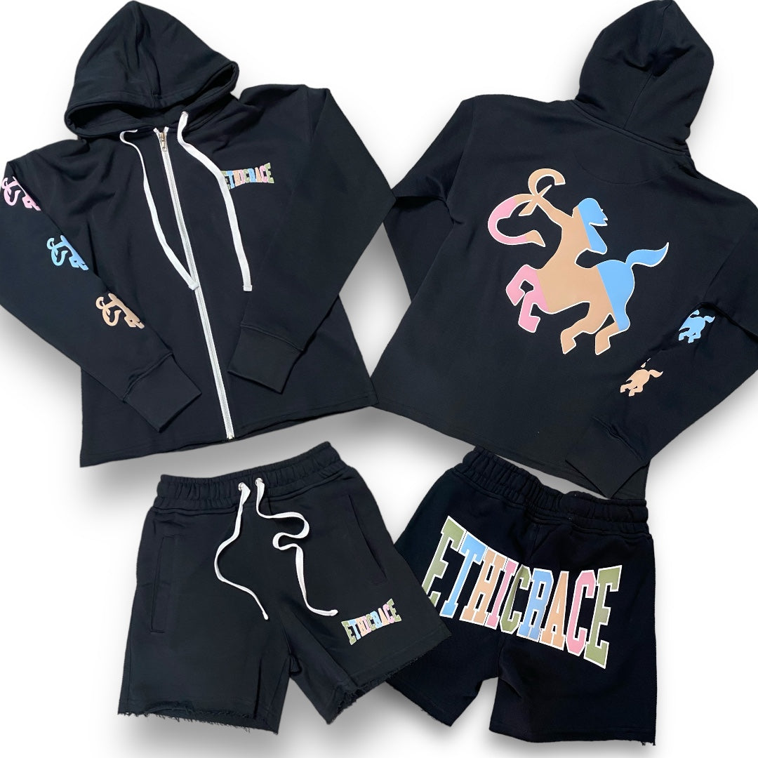 Womens Ethicrace Puff Hoodie