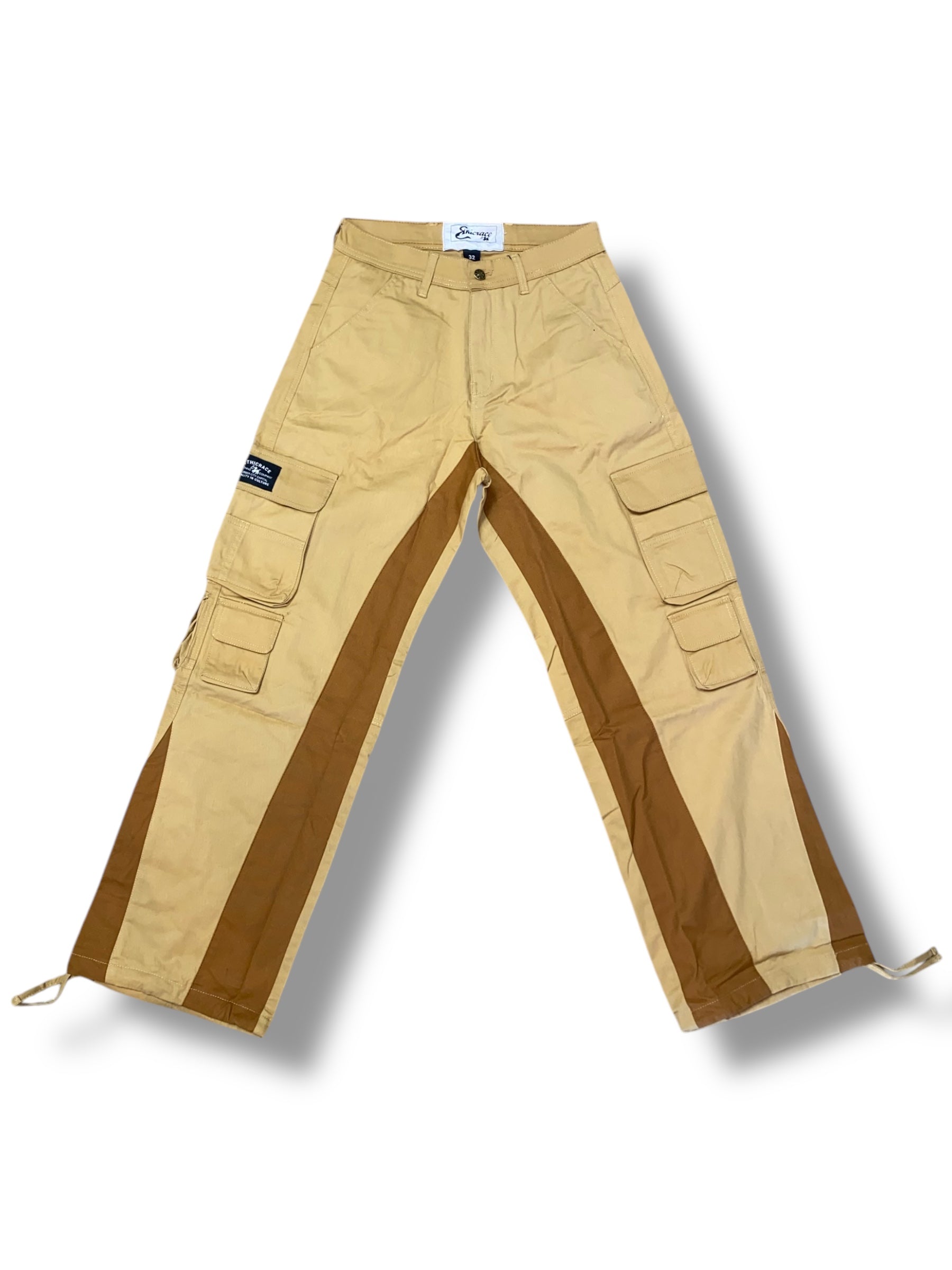 Khaki Baggy Cargo Pants (Unisex)
