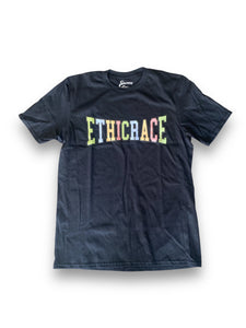 Ethicrace Multi Color Block Letter Print Shirts