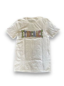 Ethicrace Multi Color Block Letter Print Shirts