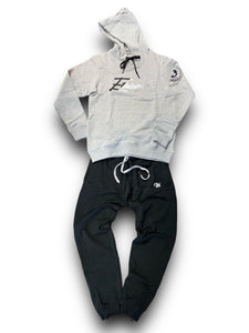 Mens Ethicrace Draw Hoody Gray/Black