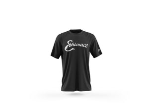 Ethicrace Cursive Logo Shirt for Men (Black)