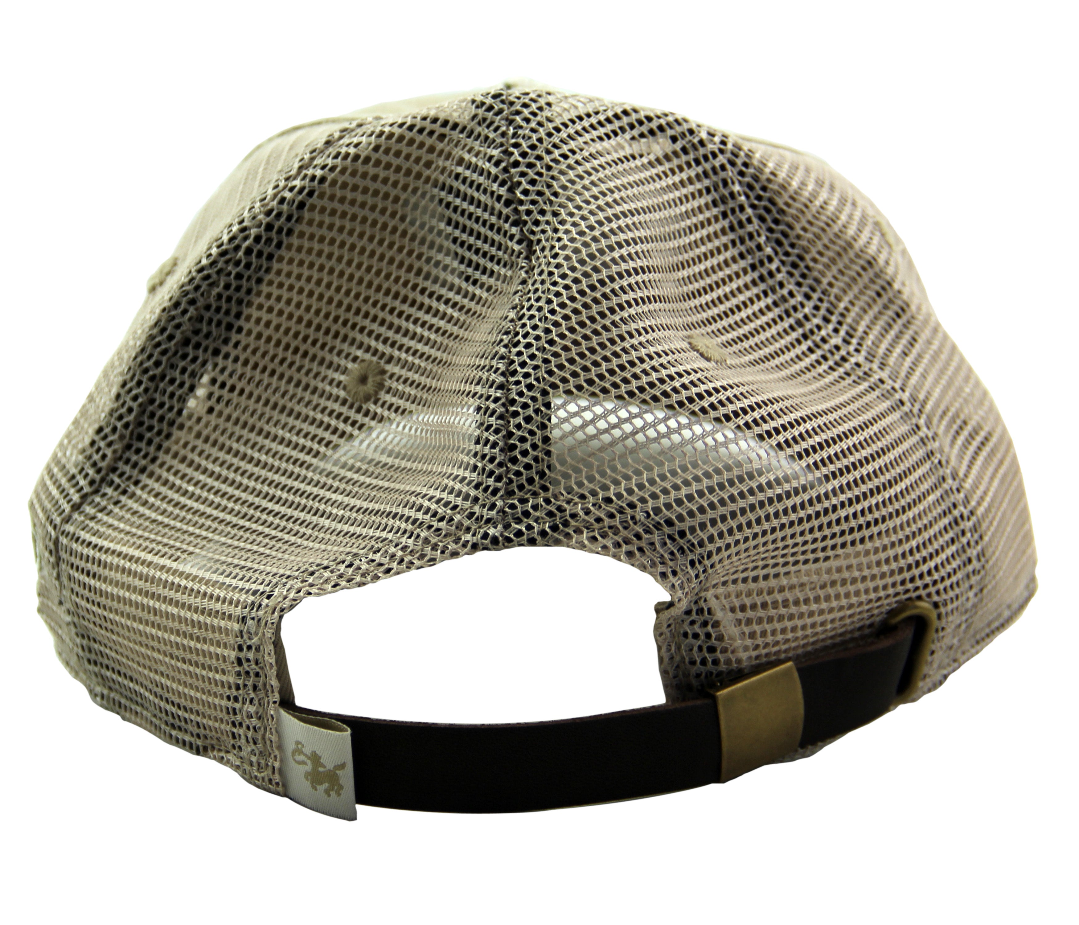Ethicrace Tan Natural Dad Hat With Leather Strap