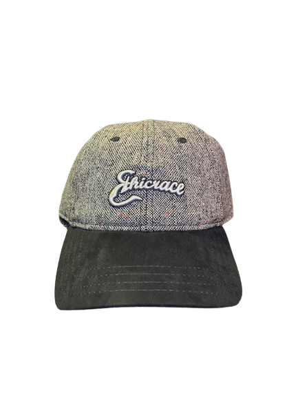 Ethicrace Black Natural Dad Hat With Leather Strap ETHICRACE