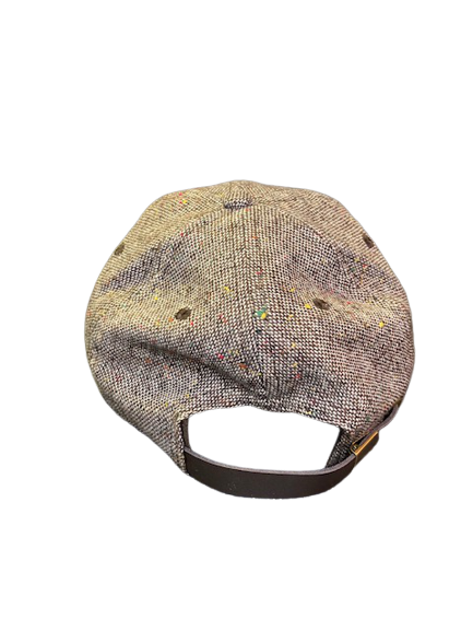 Ethicrace Fleck Suede Brim/Leather Strap Hat (Brown)