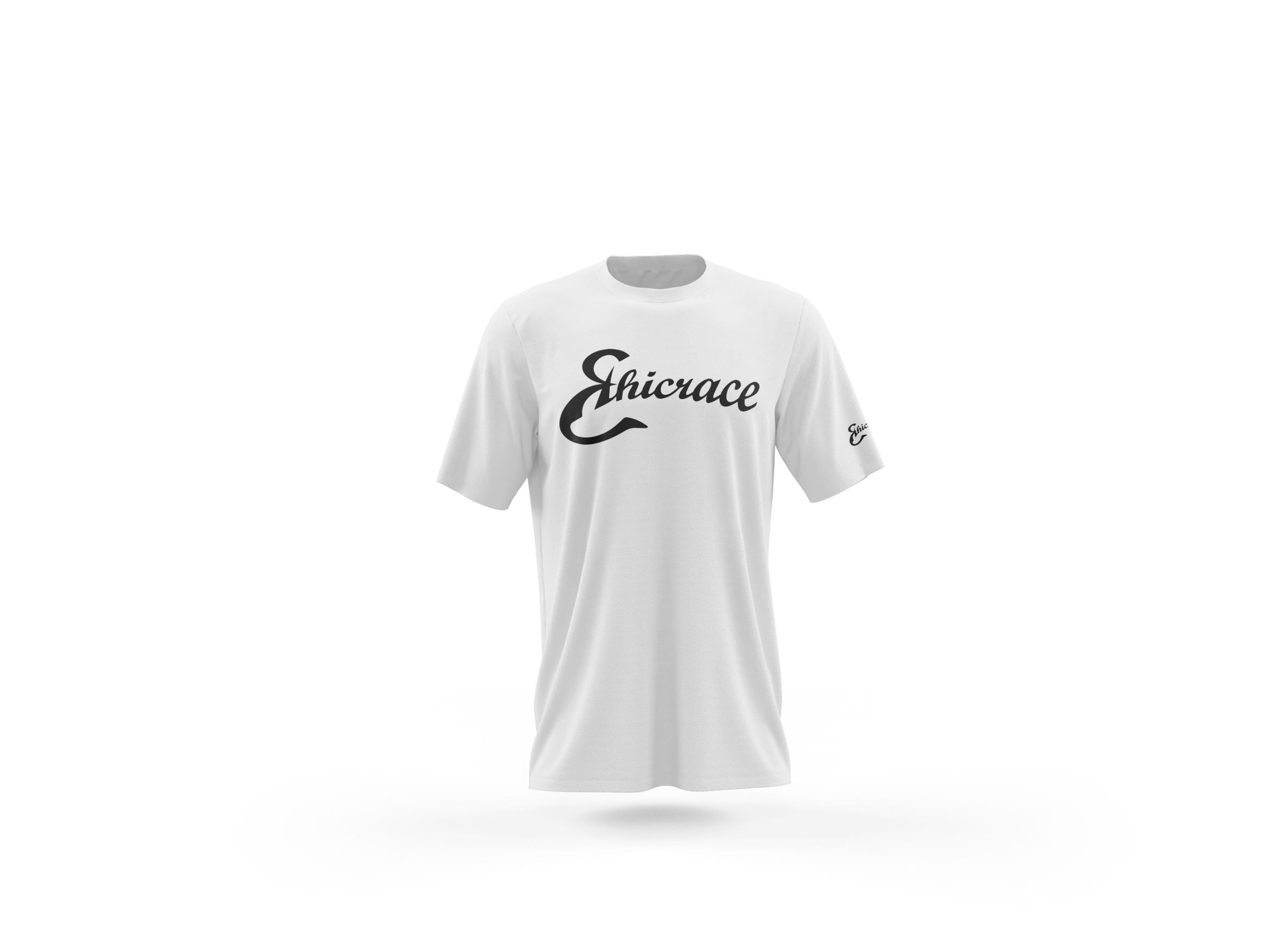 Ethicrace Signature T-Shirt Unisex  (White/Black)