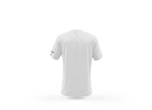 Ethicrace Cursive Logo Shirt for Men (White/Navy)